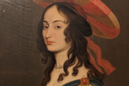 Louise hollandine-van-de-palts, Malerin selbstportrait, MSK Gent _pm26
