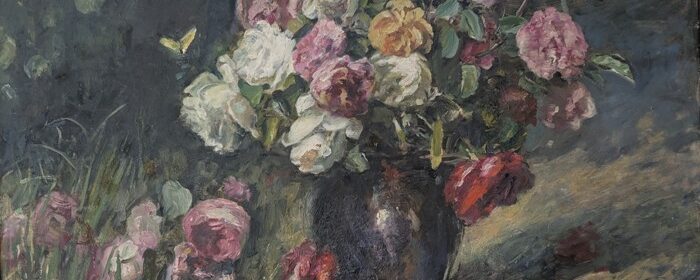 Blumen in Vase, Anna Peters, Malerin