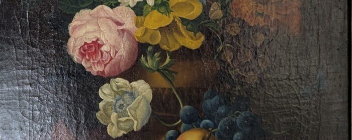 Catherine Tomatis, Blumenstillleben, piemontesische Malerin